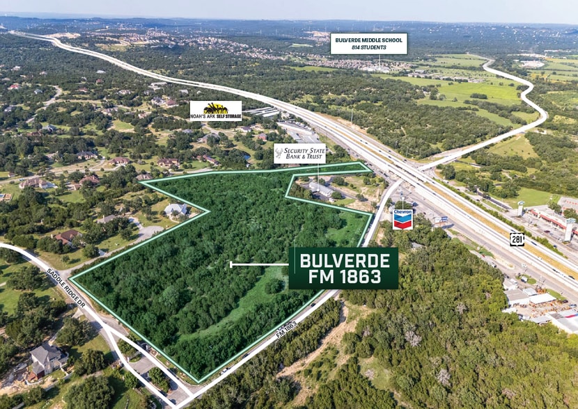 FM 1863 & 281 hwy, Bulverde, TX à vendre - Photo du bâtiment - Image 2 de 4