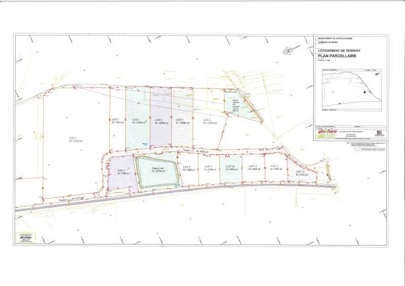Terrery, Muret for sale - Site Plan - Image 3 of 3