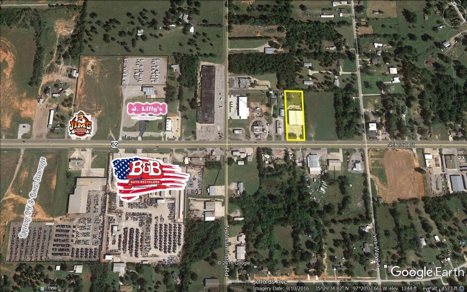 11035 NE 23rd St, Spencer, OK à vendre - Aérien - Image 2 de 2