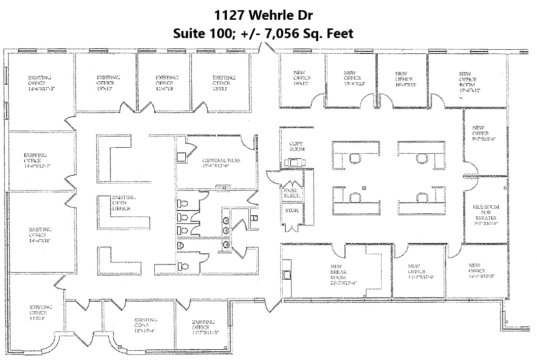 1127 Wehrle Dr, Williamsville, NY for lease Floor Plan- Image 1 of 1