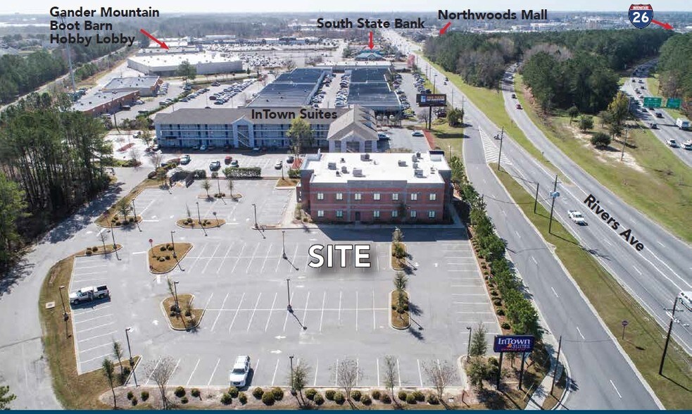 8084 Rivers Ave, North Charleston, SC à louer - Aérien - Image 1 de 25