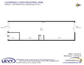 2696 NW 31st Ave, Lauderdale Lakes, FL for lease Floor Plan- Image 2 of 2