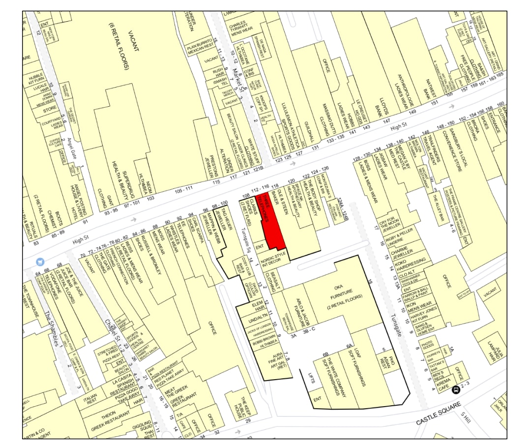 116 High St, Guildford for lease Goad Map- Image 1 of 1