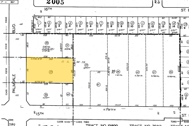 1520 E Palmdale Blvd, Palmdale, CA à vendre - Plan cadastral - Image 2 de 32
