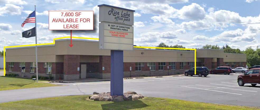 2700 College Dr, Rice Lake, WI for lease - Building Photo - Image 1 of 3