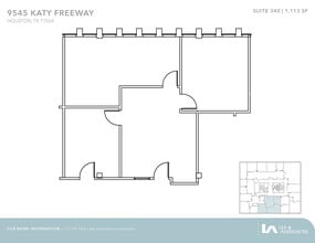 9545 Katy Fwy, Houston, TX for lease Floor Plan- Image 1 of 1