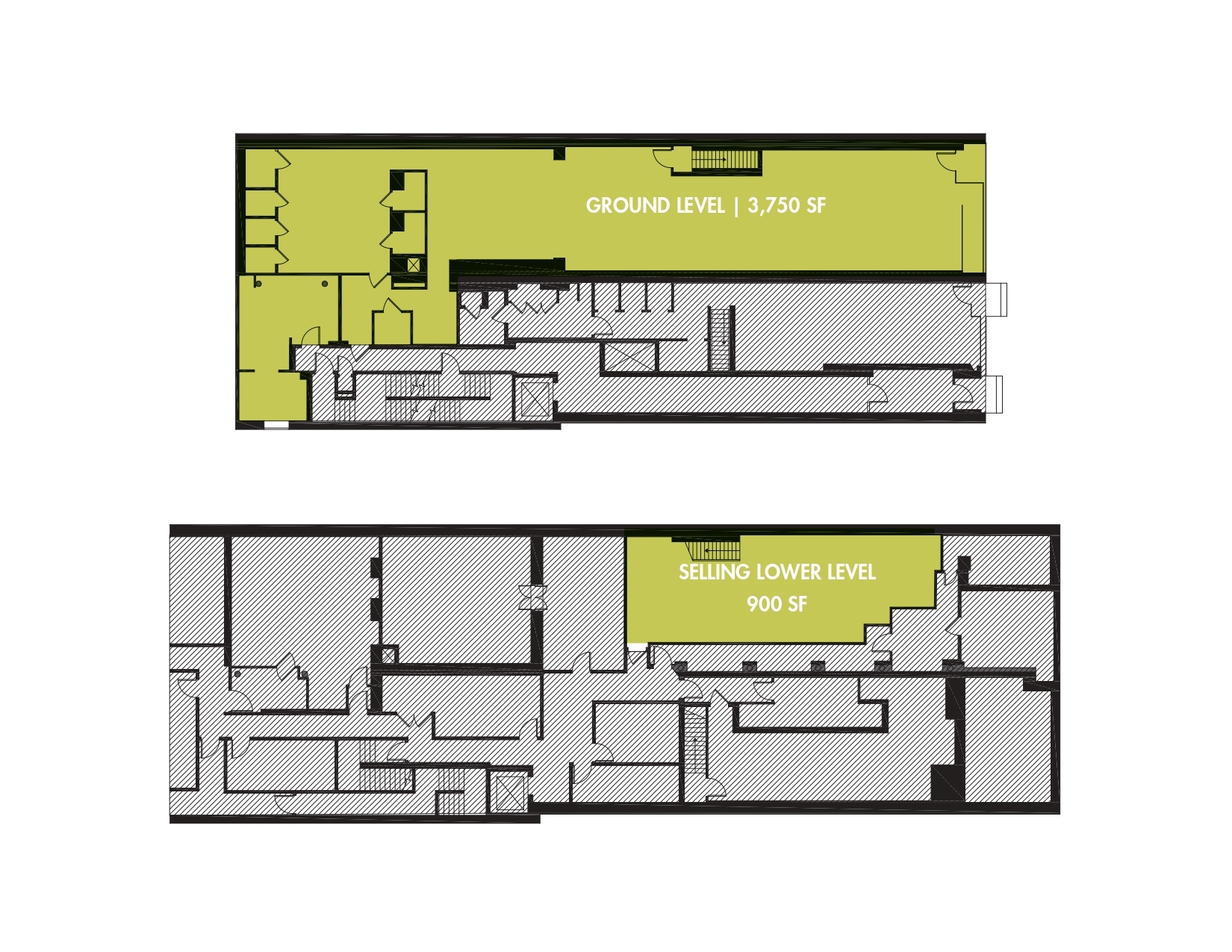 426-428 W Broadway, New York, NY à louer Plan d  tage- Image 1 de 1