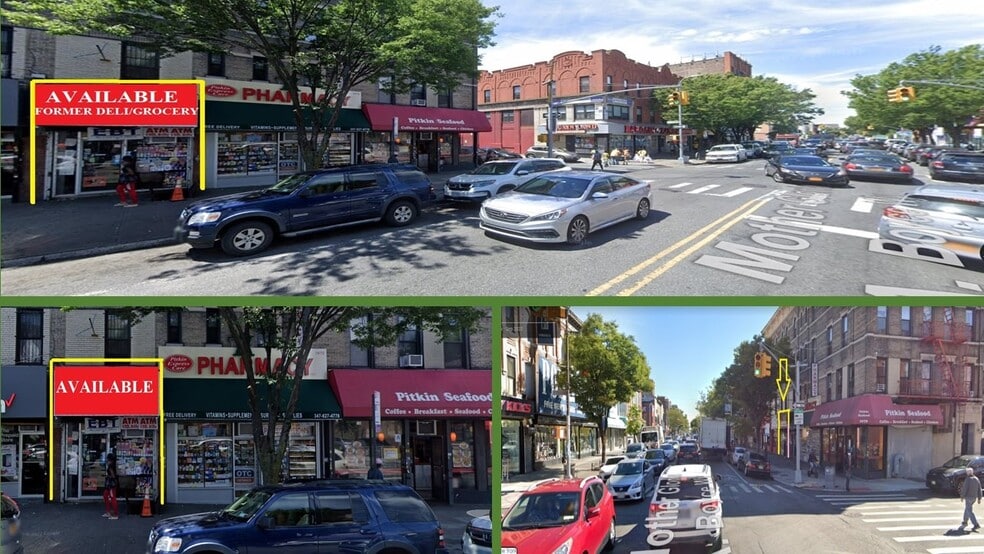 1672-1676 Pitkin Ave, Brooklyn, NY for lease - Building Photo - Image 1 of 6