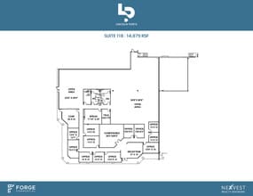 14500 Trinity Blvd, Fort Worth, TX à louer Plan d’étage- Image 2 de 7