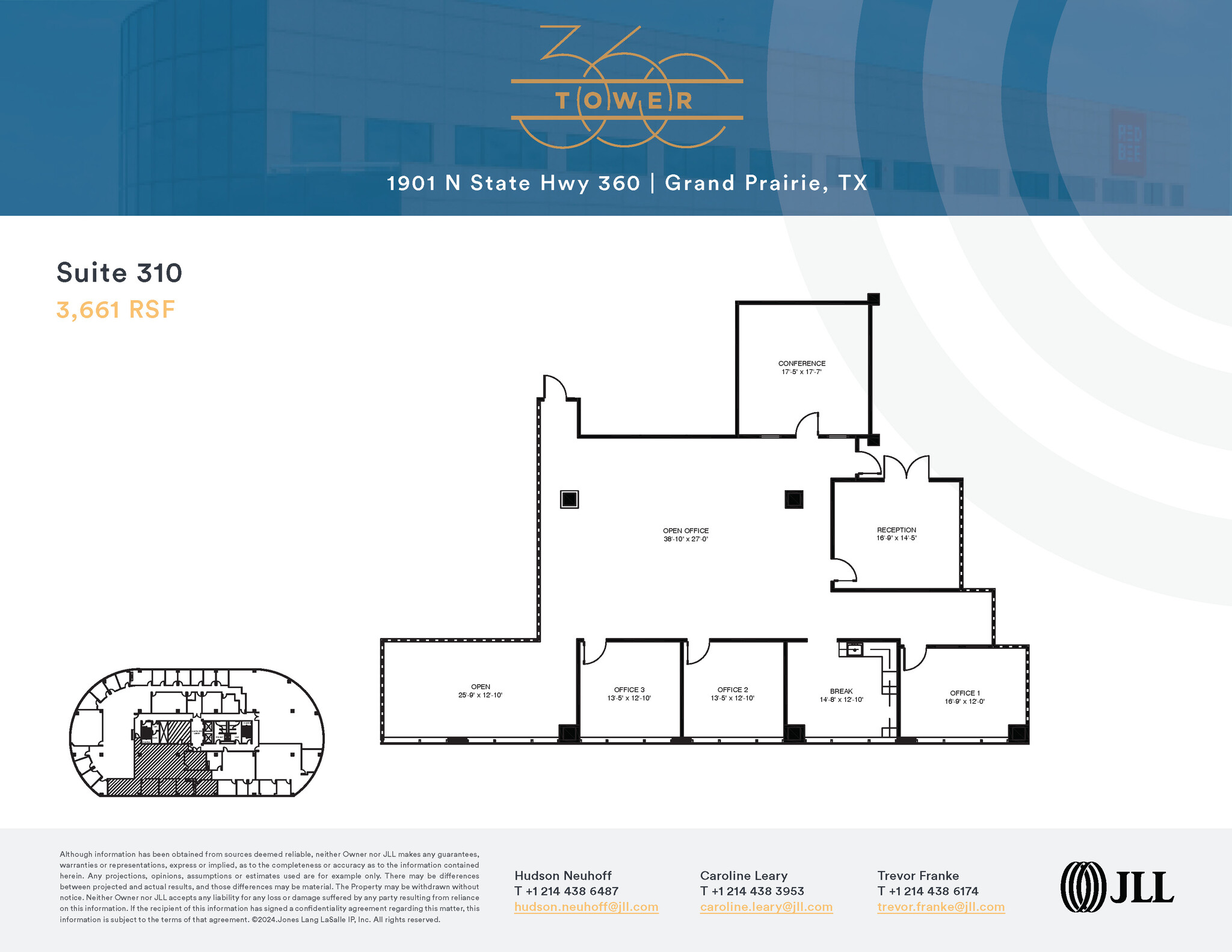 1901 N State Highway 360, Grand Prairie, TX à louer Plan d  tage- Image 1 de 5