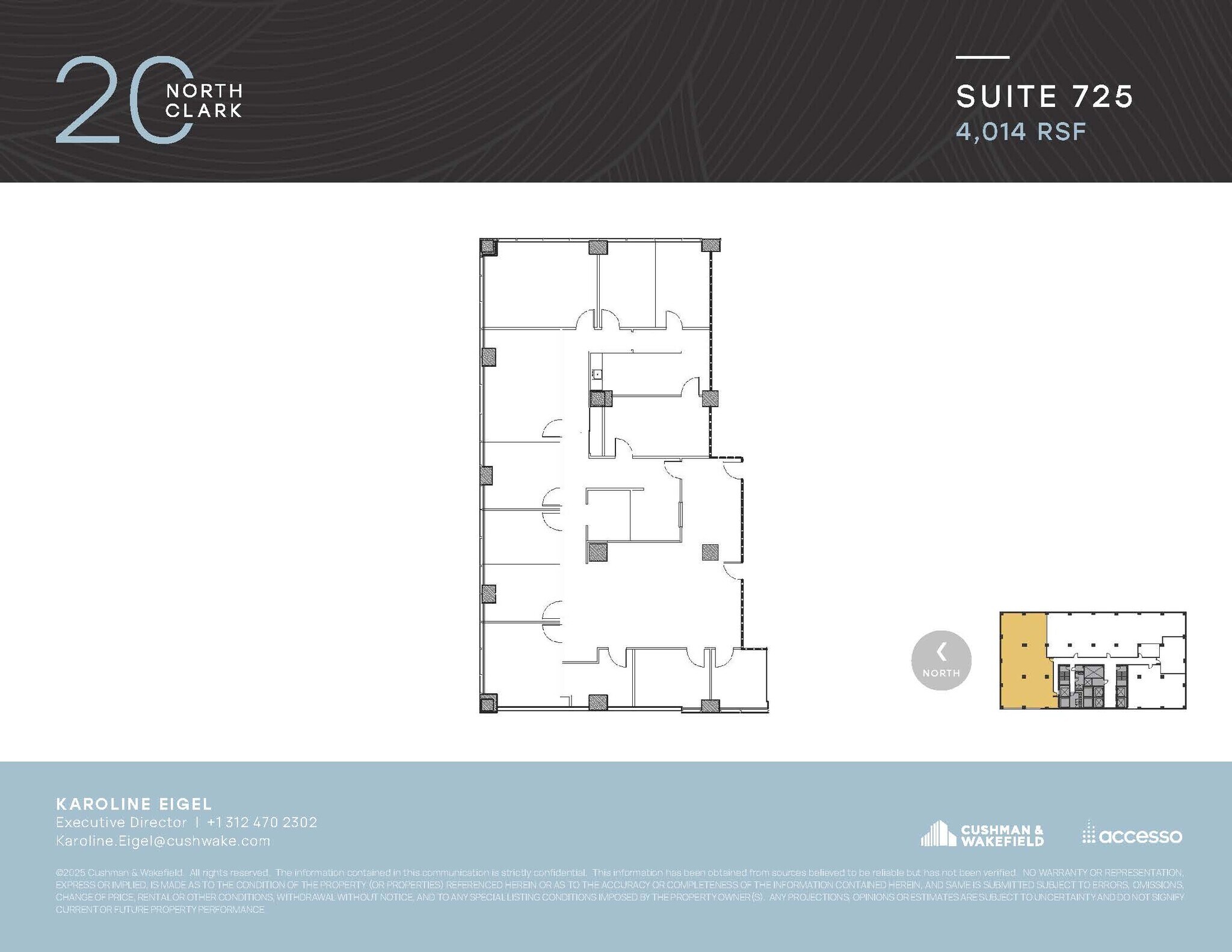 20 N Clark St, Chicago, IL for lease Floor Plan- Image 1 of 1