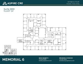 738 Highway 6 S, Houston, TX à louer Plan d’étage- Image 1 de 1