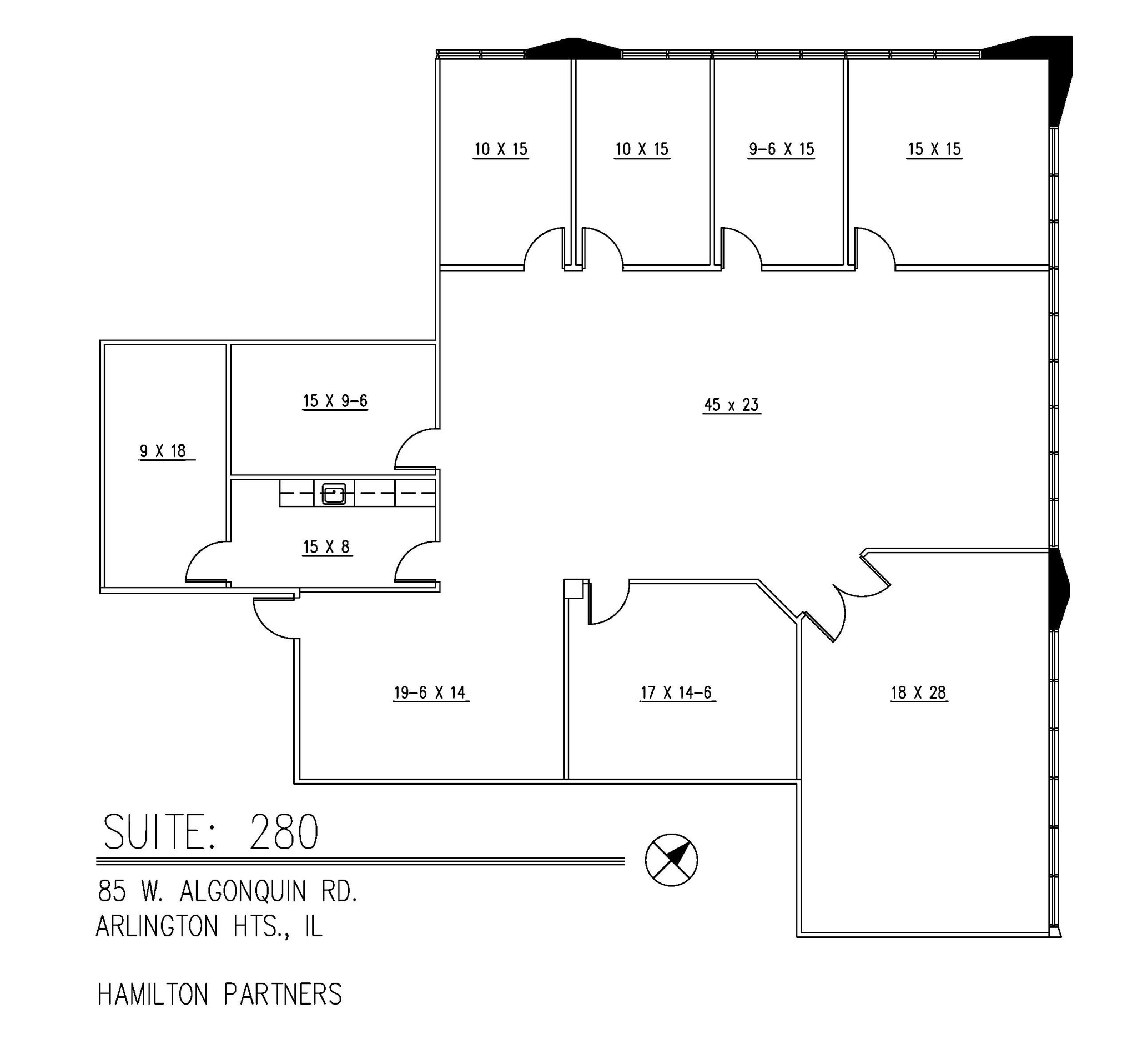 85 W Algonquin Rd, Arlington Heights, IL for lease Floor Plan- Image 1 of 3