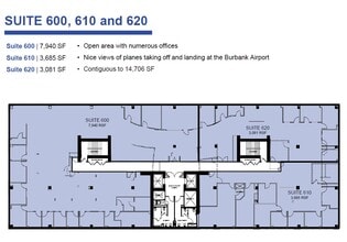 2550 N Hollywood Way, Burbank, CA à louer Plan d’étage- Image 1 de 1