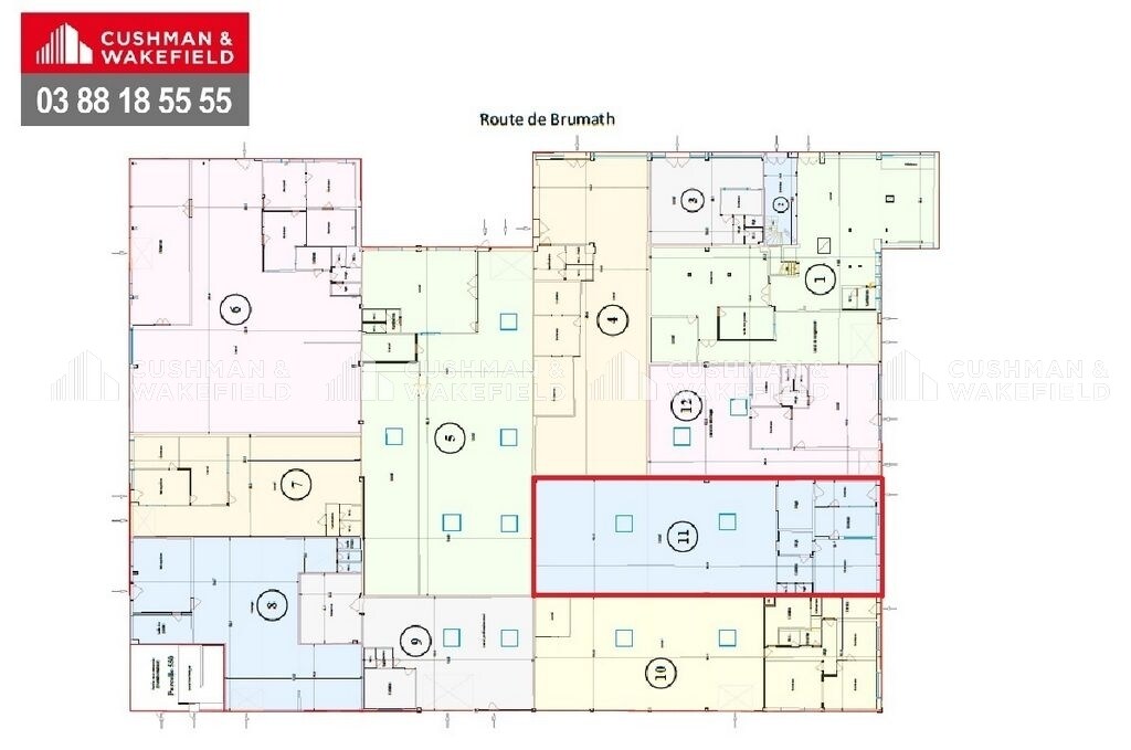 Flex dans Vendenheim à louer Plan de site- Image 1 de 2