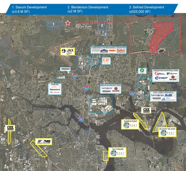 Pecan Park Road, Jacksonville, FL à vendre - Aérien - Image 3 de 6