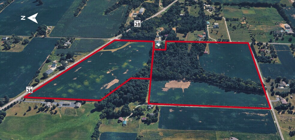 E. State Road 38 & Oak Ridge Road Rd, Sheridan, IN à vendre - Aérien - Image 3 de 6