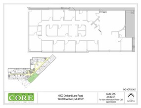 6900 Orchard Lake Rd, West Bloomfield, MI à louer Plan d  tage- Image 1 de 1