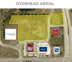 1 to 6 acre +/- improved retail sites - Dépanneur