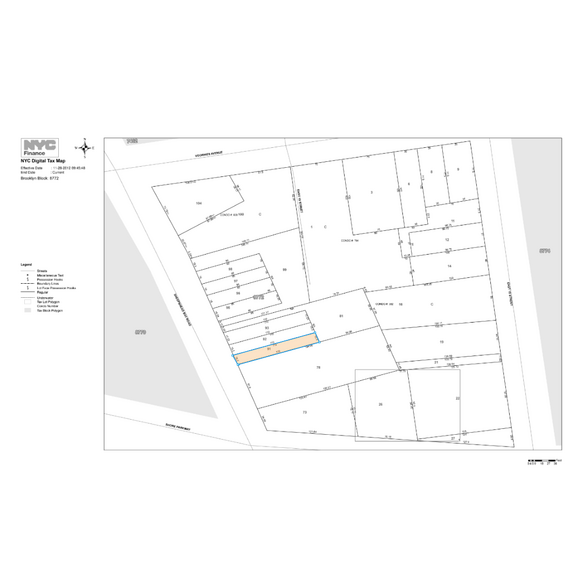 1727 Sheepshead Bay Rd, Brooklyn, NY à vendre - Plan cadastral - Image 1 de 1