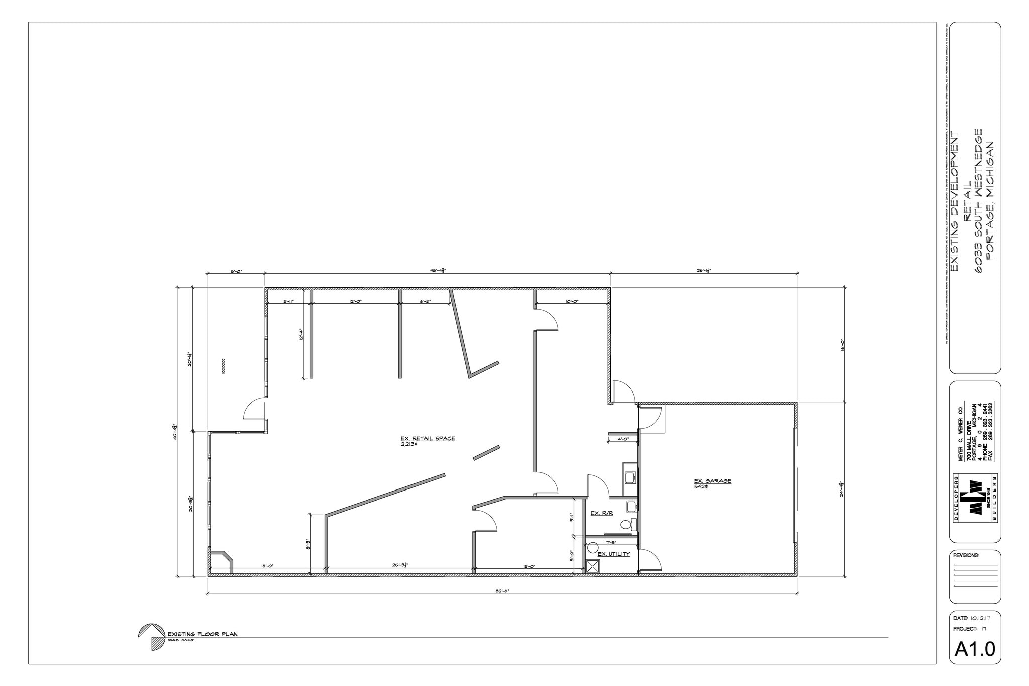 6033 S Westnedge Ave, Portage, MI for lease Floor Plan- Image 1 of 5