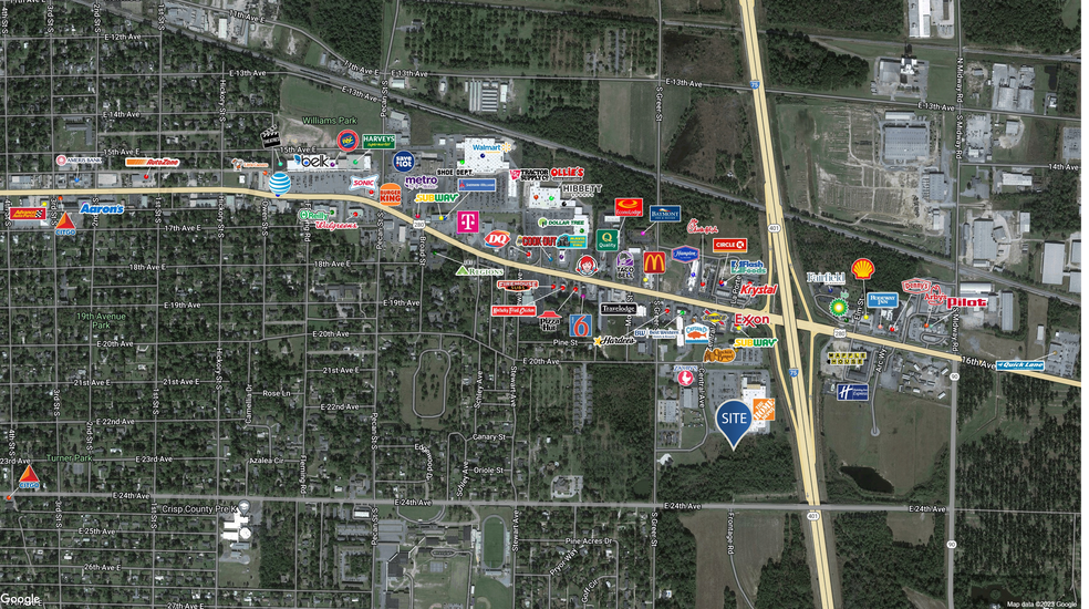 0 I-75 Hwy, Cordele, GA à vendre - Aérien - Image 2 de 3