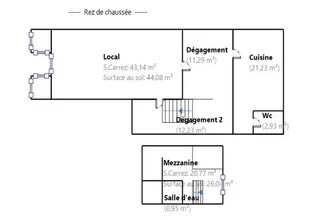 Retail in Marseille for lease Floor Plan- Image 1 of 1