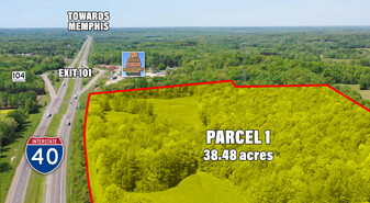 38.48 Acres off I-40 North at Exit 101 - Truck Stop