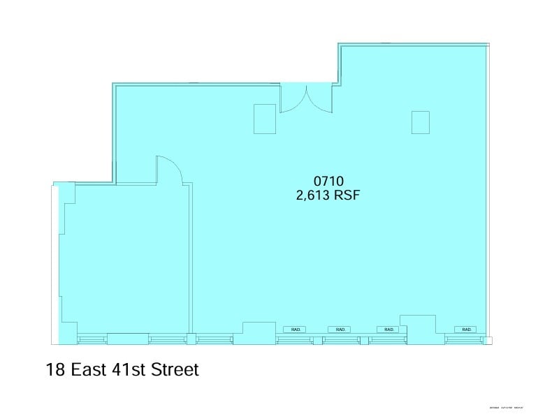18 E 41st St, New York, NY for lease Floor Plan- Image 1 of 3