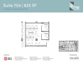 625 Marquette Ave, Minneapolis, MN à louer Plan d’étage- Image 1 de 1