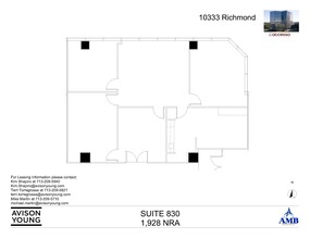 10333 Richmond Ave, Houston, TX à louer Plan d  tage- Image 1 de 2