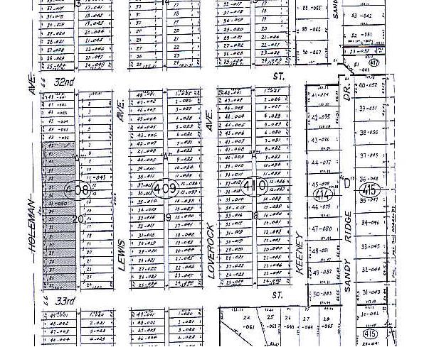 3209-3221 Holeman Ave, Steger, IL for sale - Plat Map - Image 3 of 5