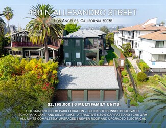 Plus de détails pour 1311-1315 N Allesandro St, Los Angeles, CA - Multi-résidentiel à vendre
