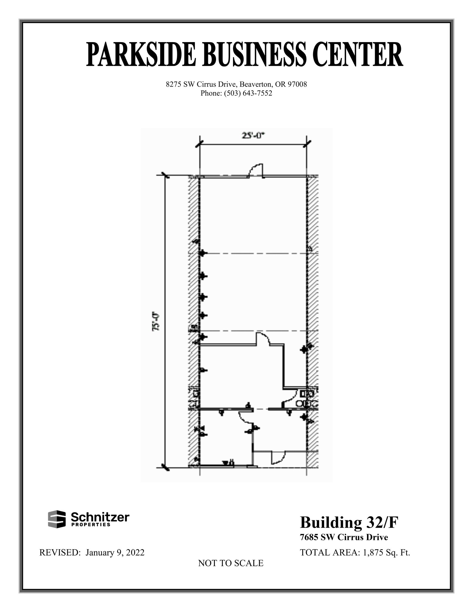 8362-8380 SW Nimbus Ave, Beaverton, OR for lease Site Plan- Image 1 of 1