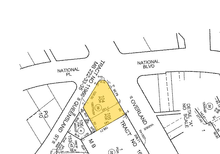 3101 Overland Ave, Los Angeles, CA à louer - Plan cadastral - Image 3 de 11