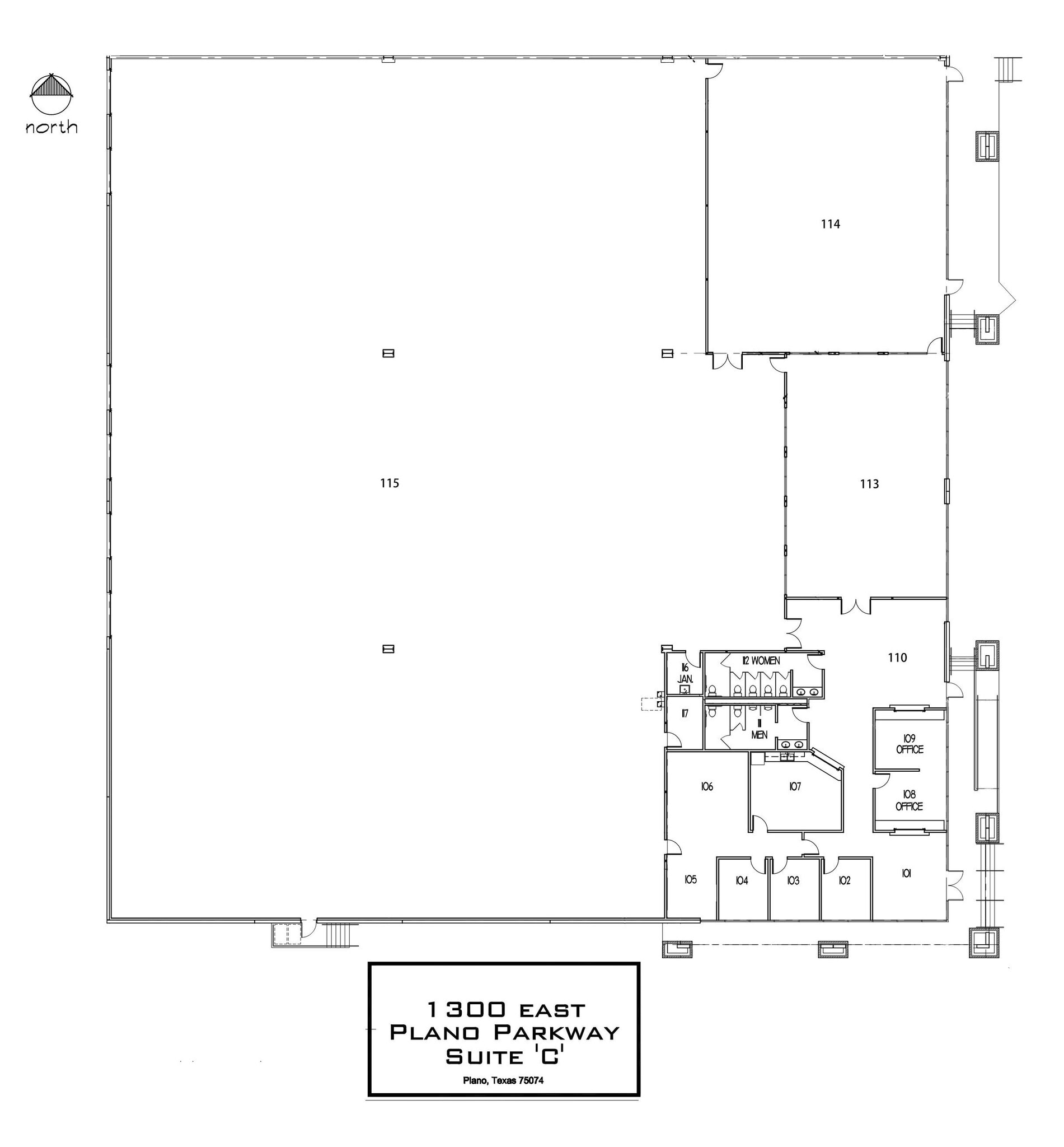 1300 E Plano Pky, Plano, TX for lease Floor Plan- Image 1 of 1