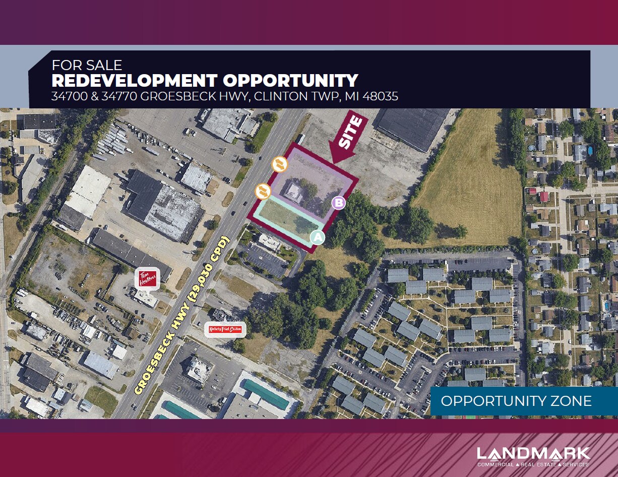 34700-34770 Groesbeck Hwy, Clinton Township, MI for sale Building Photo- Image 1 of 2