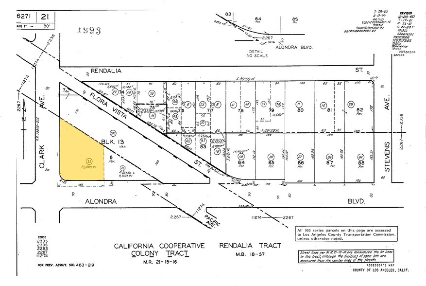 9409 Alondra Blvd, Bellflower, CA à vendre - Plan cadastral - Image 3 de 4