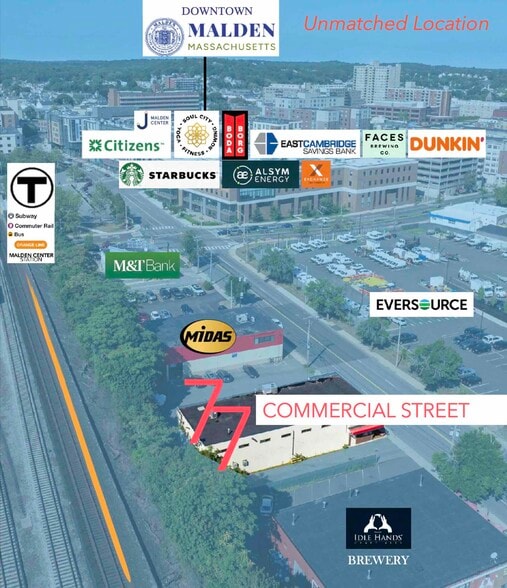 77 Commercial St, Malden, MA à vendre - Photo du bâtiment - Image 2 de 11