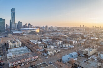 10207 107 Ave NW, Edmonton, AB - AERIAL  map view