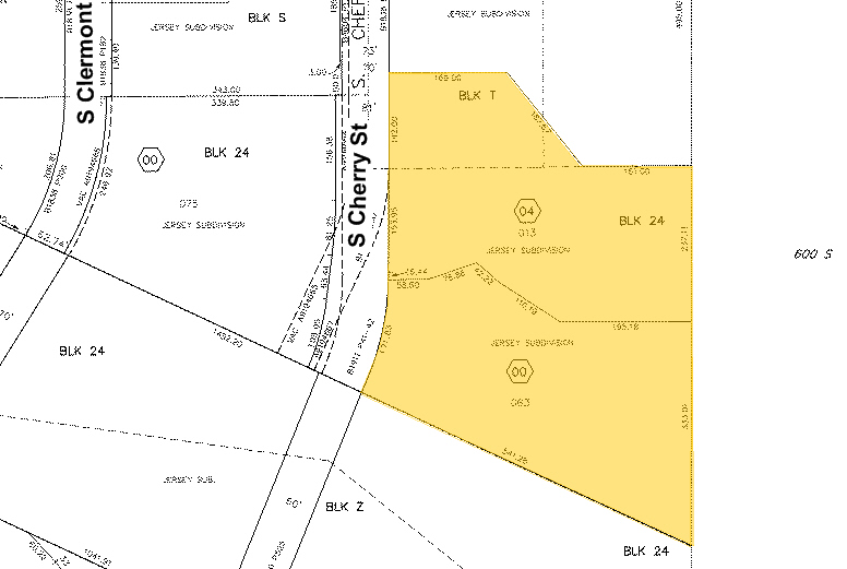 600 S Cherry St, Glendale, CO for lease - Plat Map - Image 2 of 27