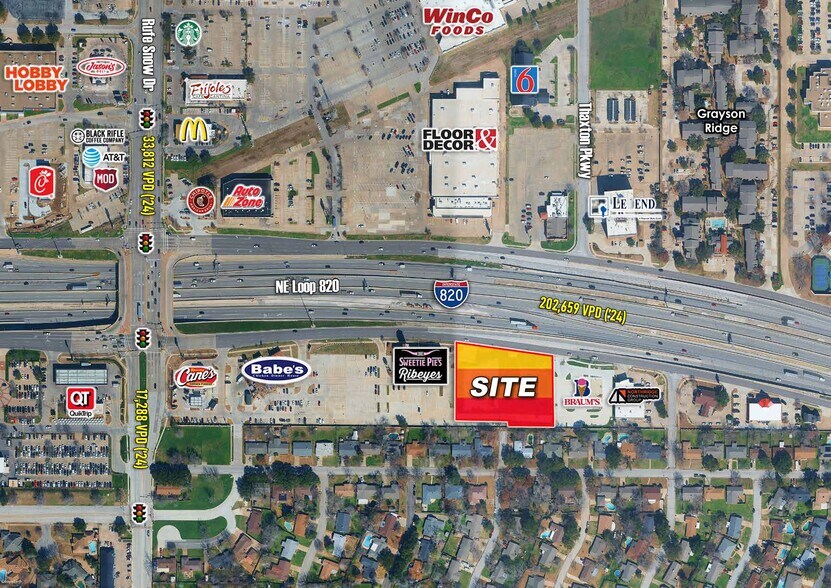 SEQ I-820 & Rufe Snow Dr, North Richland Hills, TX à louer - Photo du bâtiment - Image 1 de 2