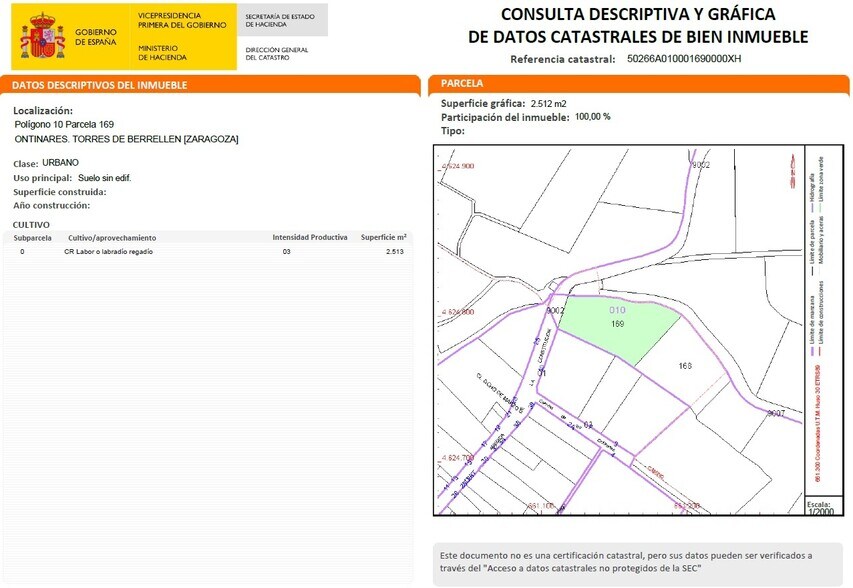 Paraje Ontinales, Torres de Berrellén, Zaragoza à vendre - Photo du bâtiment - Image 3 de 11