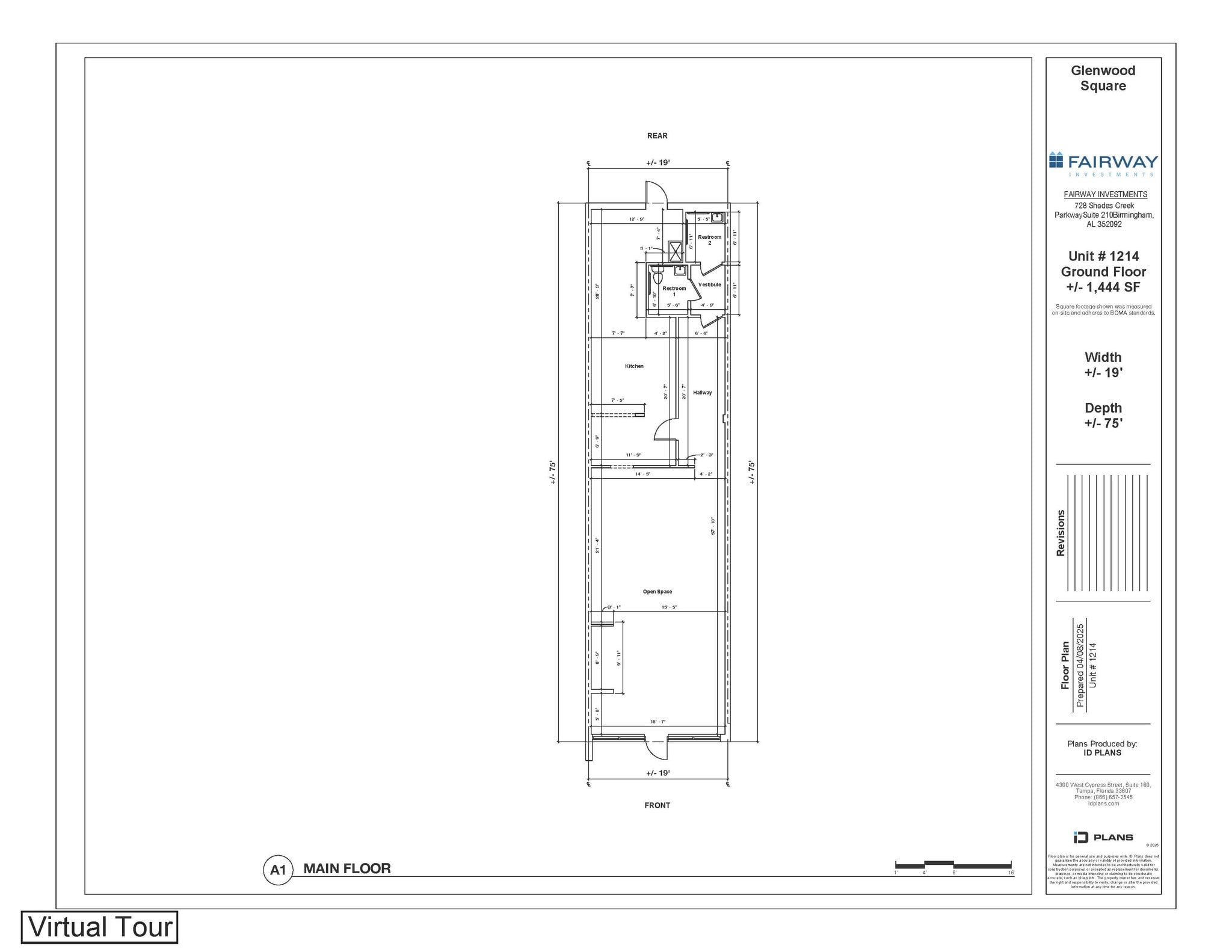 1200 Raleigh Rd, Chapel Hill, NC for lease Floor Plan- Image 1 of 5