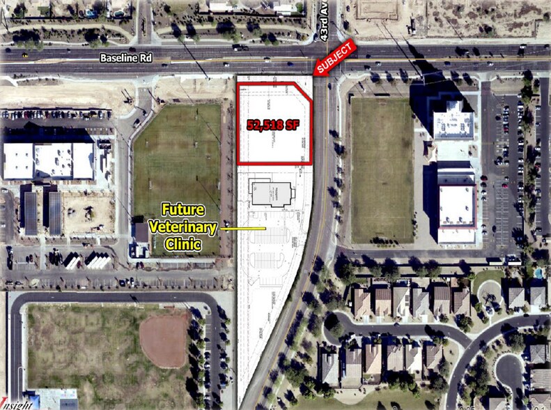 43rd Ave & Baseline Rd, Phoenix, AZ à vendre - Aérien - Image 1 de 5