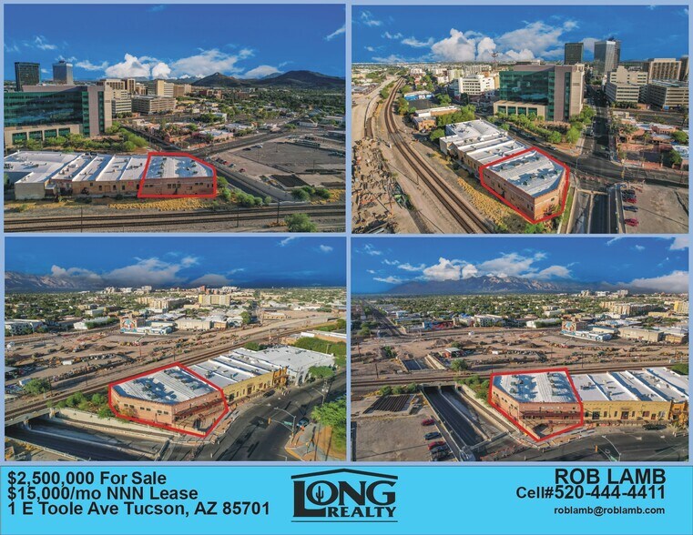 1 E Toole Ave, Tucson, AZ à louer - Photo du bâtiment - Image 2 de 8