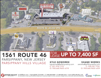 Plus de détails pour 1561 US Highway 46, Parsippany, NJ - Vente au détail à louer