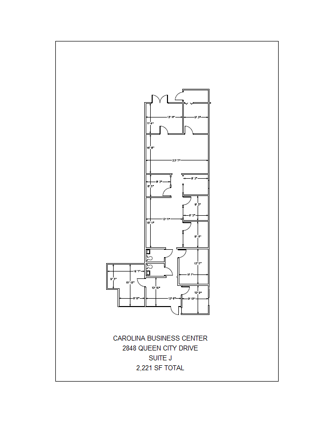 2848 Queen City Dr, Charlotte, NC for lease Floor Plan- Image 1 of 1