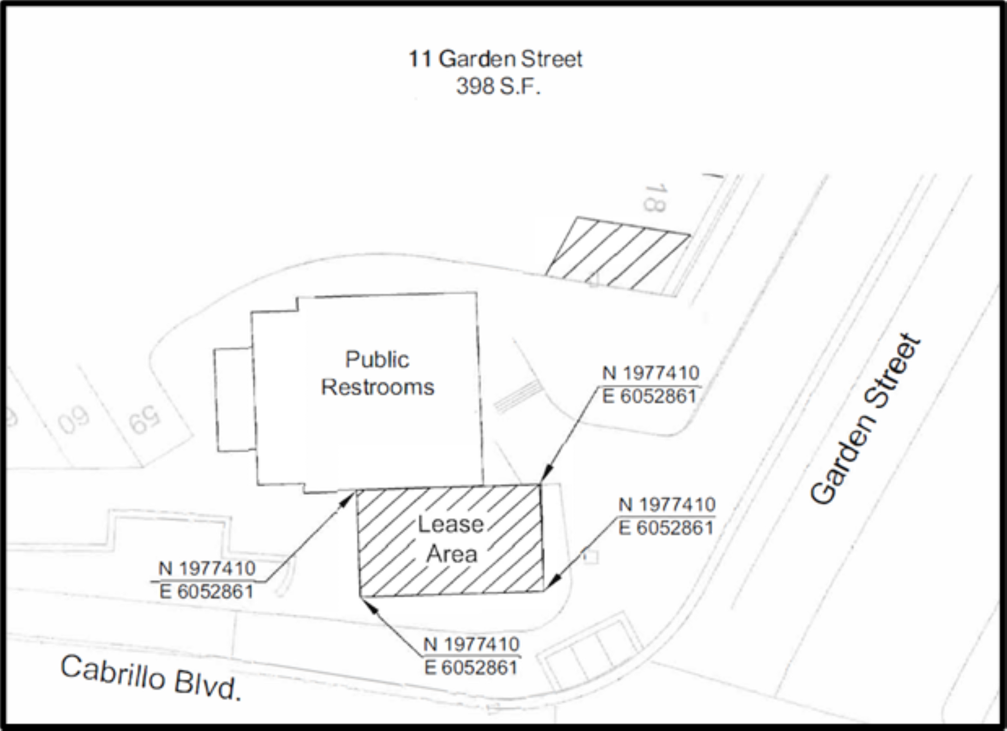 11 Garden St, Santa Barbara, CA à louer Plan d’étage- Image 1 de 4