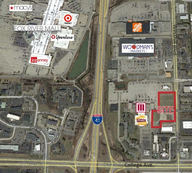 N Westhill Blvd, Appleton, WI à vendre - Aérien - Image 2 de 5